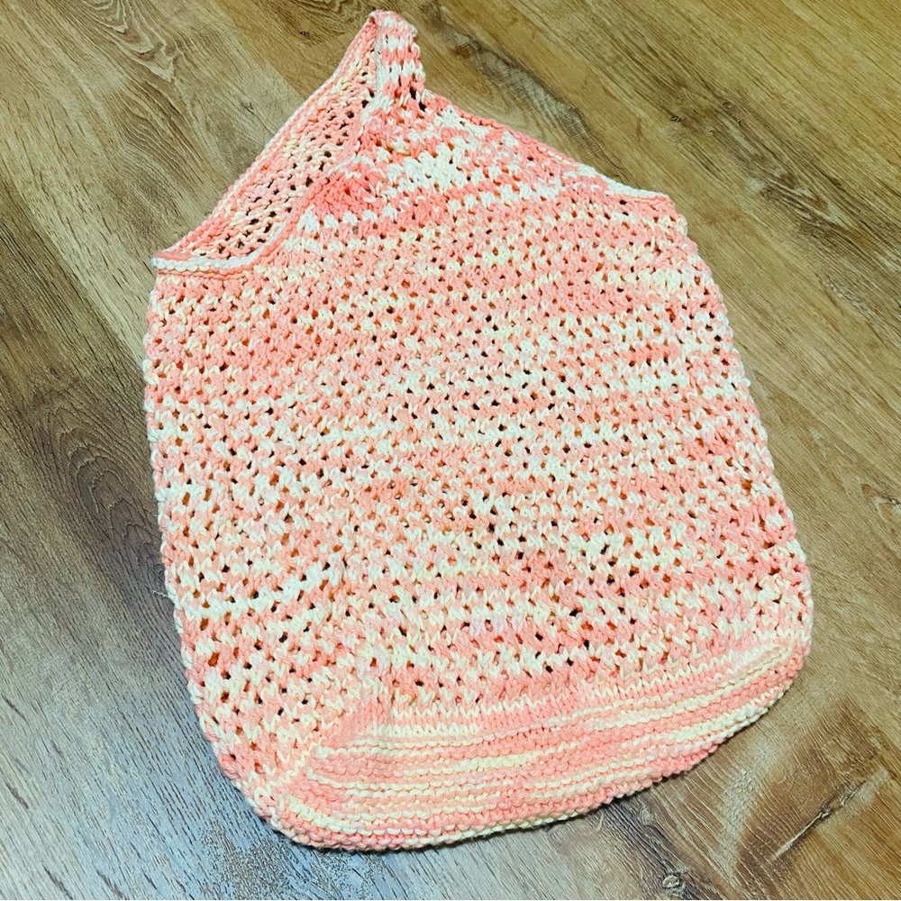 Reusable bag knitted